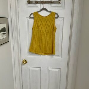 Banana Republic Yellow Sleeveless Tank Top